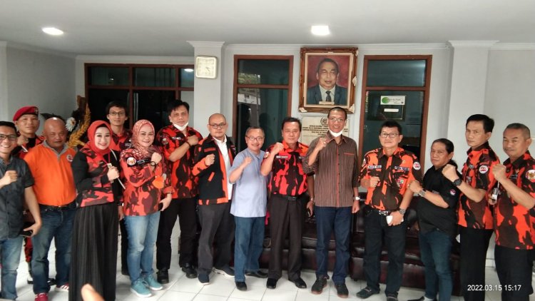 Jelang Muswil, Pengurus SC dan OC MPW Pemuda Pancasila Kunjungi PWI Lampung