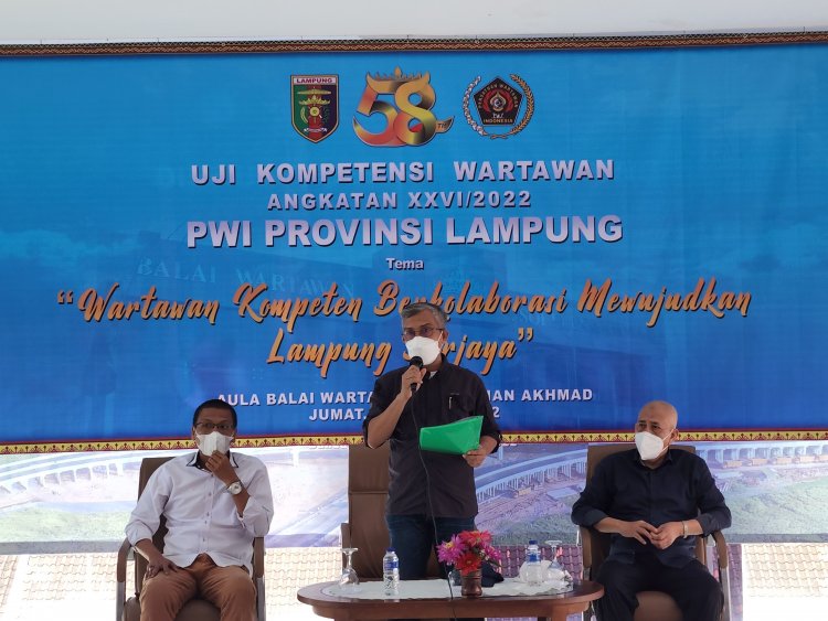 PWI Lampung Cetak  822 Wartawan Bersertifikasi kompeten