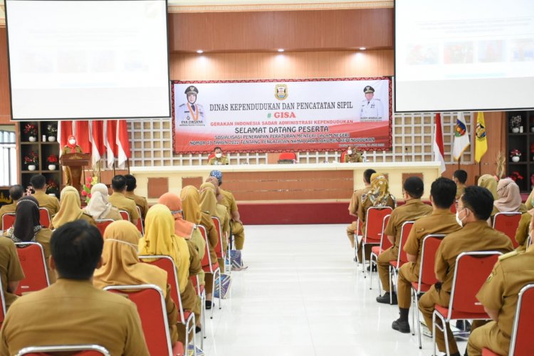 Disdukcapil Bandarlampung Sosialisasikan Permendagri Nomor 73 Tahun 2022