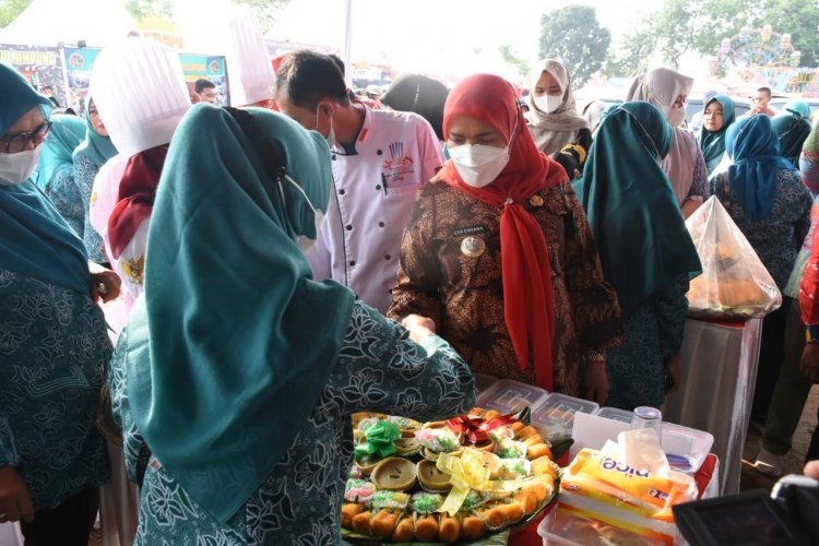 Ratusan Peserta Ikuti Lomba Jajanan Pasar di Bandarlampung Expo