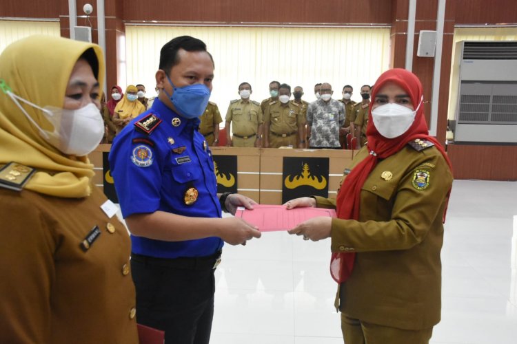 670 PNS Pemkot Bandarlampung Naik Pangkat