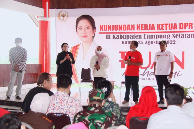 Kunjungi Lamsel Puan Maharani Tampung Aspirasi Petani