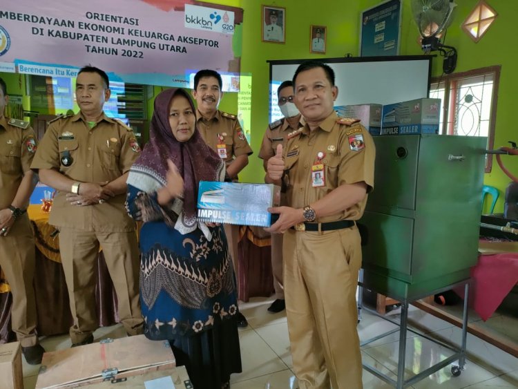 Tiga Kelompok UPPK di Lampung Utara Dapat Bantuan Dari BKKBN Provinsi Lampung