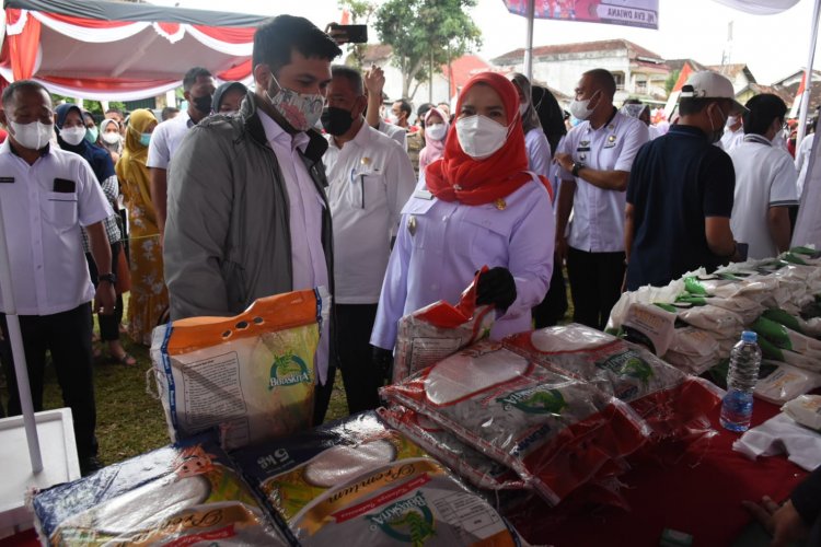 Pemkot Bandarlampung Gelar Pasar Murah di Lapangan Sawah Brebes