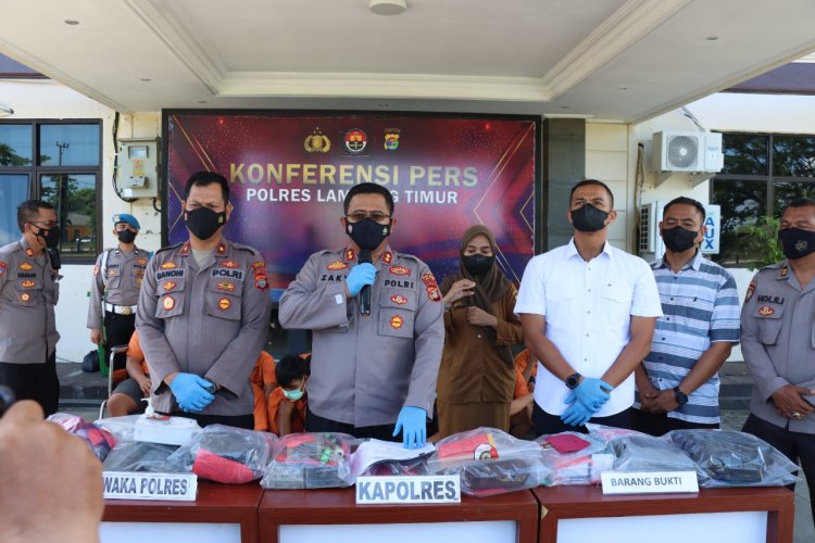 Selama Bulan November, Polres Lampung Timur Berhasil Ungkap 27 Kasus C3 Dan 1 Kasus Keterangan Palsu