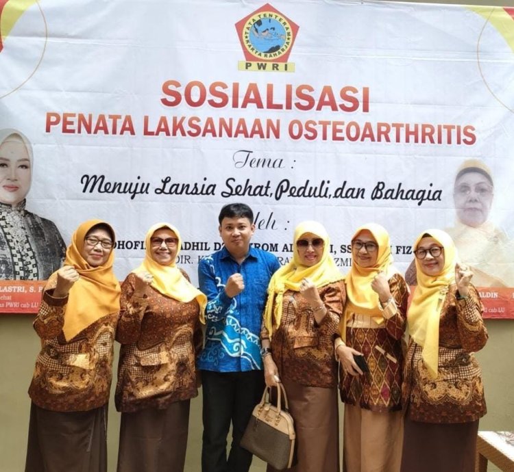 PWRI dan Kerta  Sosialisasikan Penyakit Osteoarthritis Bagi Lanjut Usia