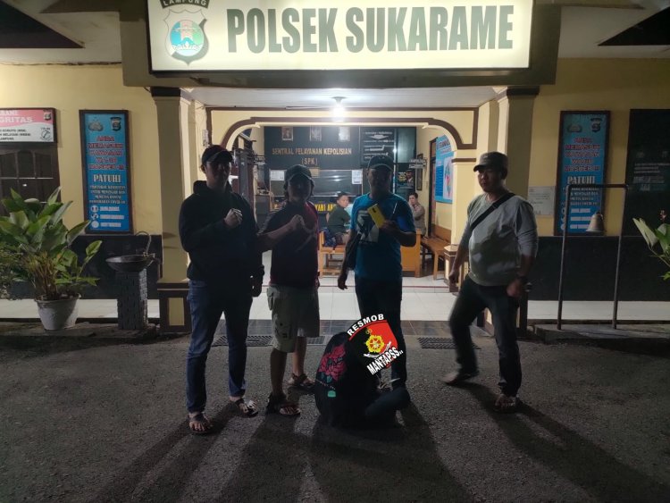 Aparat Polsek Sukarame Bekuk Pelaku Sepesialis Pembobol Warung