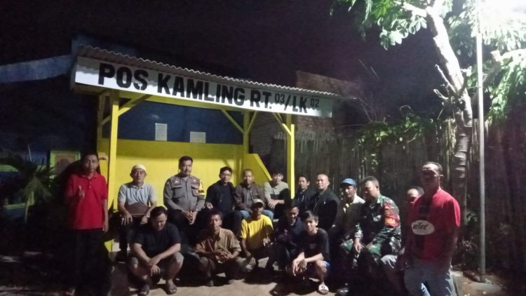 Camat Kotabumi Selatan Pantau Aaktivitas Ronda Malam