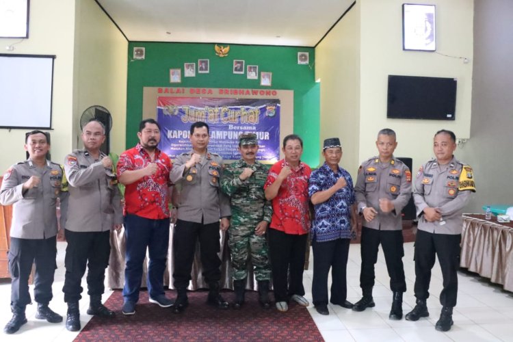 Tampung Keluhan Masyarakat, Polres Lamtim Lakukan Kegiatan Jumat Curhat