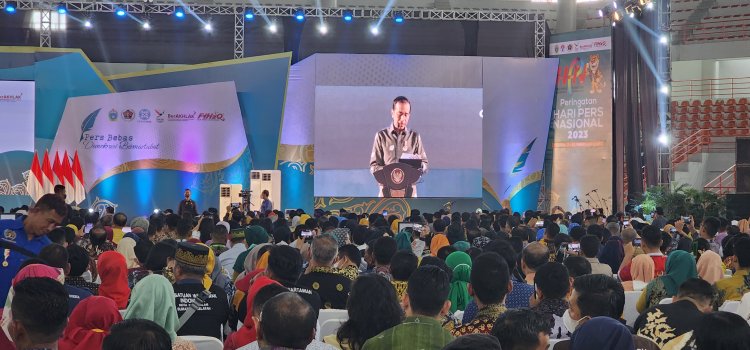 Persiden Jokowi Sebut Pers Indonesia Sedang Tidak Baik-Baik Saja