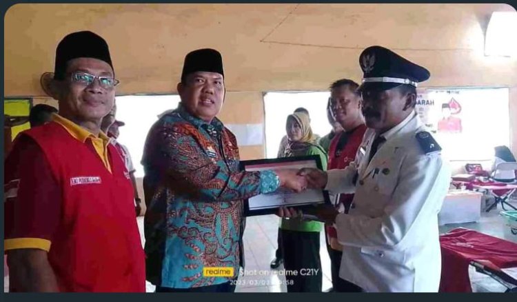 Wakil Bupati Lamtim Hadiri Acara Gebyar Donor Darah