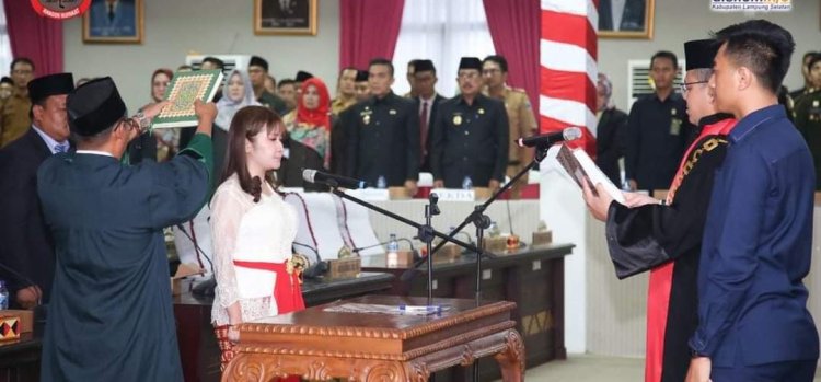 Gantikan Waris Basuki, Amel Duduki Kursi Wakil Ketua DPRD Lampung Selatan   