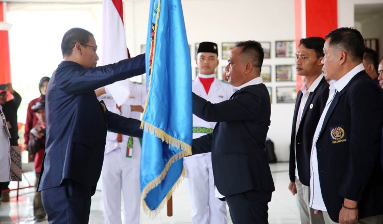 Wirahadikusumah Lantik Ketua dan Pengurus PWI Kabupaten Lamsel