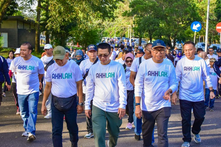 PTPN VII Laksanakan Gelar Jalan Sehat Serentak di Sumsel