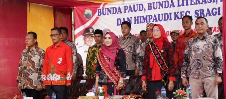 Bunda PAUD Lampung Selatan Buka Workhsop Peningkatan Kapasitas Tendik PAUD se-Kec Sragi