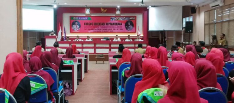 230 Pendidik Dan Tenaga Pendidikan PAUD Ikuit Kursus Orientasi Kepramukaan