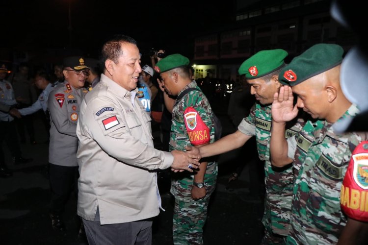 Gubernur Arinal Djunaidi Bersama Forkopimda Pantau Situasi Malam Jelang Idul Fitri 1444 H