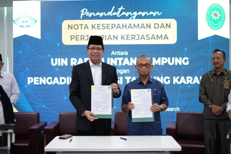 Genjot Potensi Lulusan Calon Hakim, UIN RIL dan Pengadilan Tinggi Tanjung Karang Teken MoU