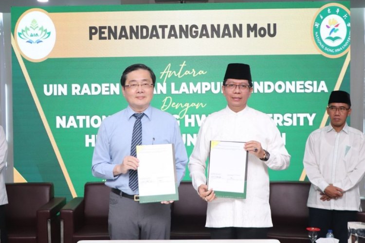 UIN Lampung Luaskan Mitra dengan National Dong Hwa University Taiwan