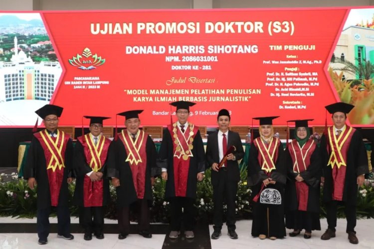 UIN Raden Intan Lampung Lahirkan Doktor Nonmuslim Pertama