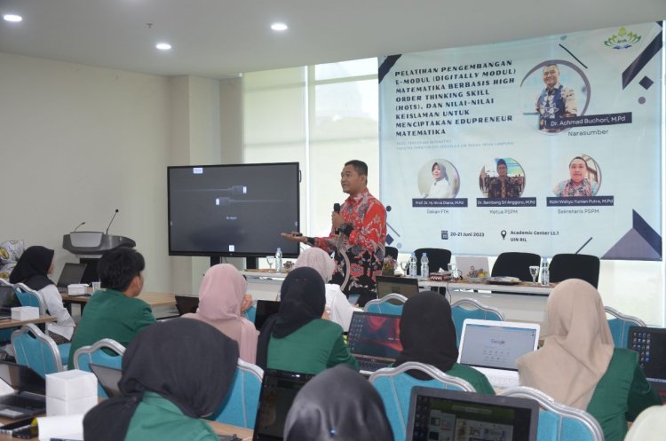 Gelar Pelatihan e-Modul, Prodi Pendidikan Matematika Cetak Edupreneur