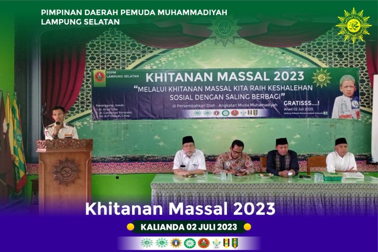 Pimpinan Pemuda Muhammadiyah Lampung Selatan menggelar khitanan massal