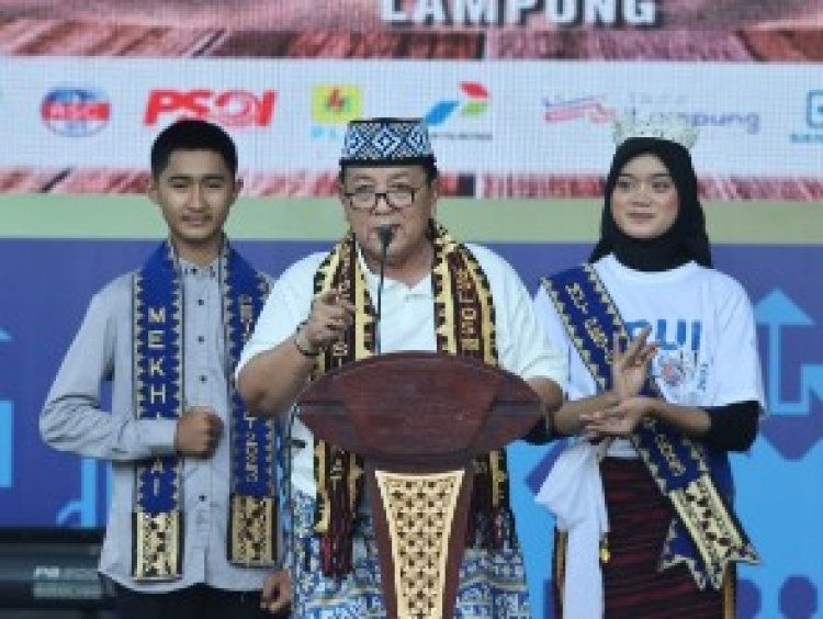 Gubernur Lampung Hadiri Acara Krui Pro 2023