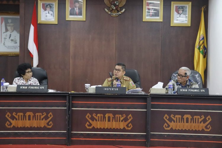 Pemprov Lampung Ikuti Pemantauan Program Pemetaan Titik Rawan Korupsi Pada Badan Usaha di Provinsi Lampung Tahun 2022