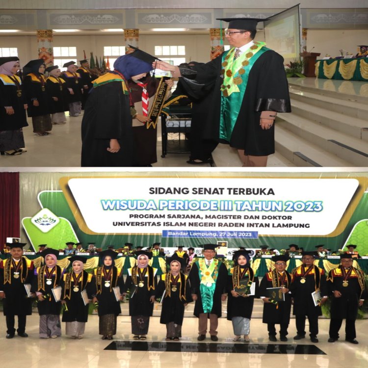 Wisuda Periode III 2023, UIN RIL Luluskan 1100 Wisudawan