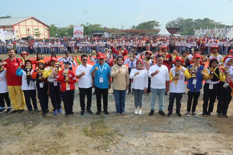 Kegiatan Jumpa Bakti Gembira PMR Tingkat Nasional Resmi Ditutup, Ketua PMI Provinsi Lampung Ajak Peserta Terus Kembangkan Jiwa Relawan