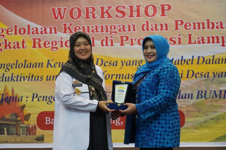 Wagub Chusnunia Buka Workshop Pengelolaan Keuangan dan Pembangunan Desa Tingkat Regional