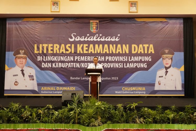 Pemprov Lampung Gelar Sosialisasi Literasi Keamanan Data dilingkungan Pemerintah Provinsi Lampung