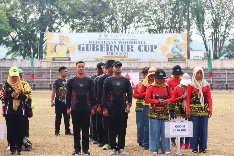 Gubernur  Arinal Djunaidi Buka Kejuaraan Woodball Gubernur Cup 2023