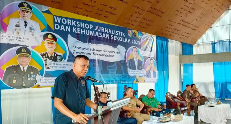 PWI Kabupaten Tulang Bawang Barat Gelar Workshop Jurnalistik dan Kehumasan Sekolah