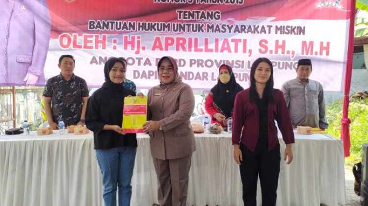 Elly Wahyuni Sosialisasi Perda Soal Bantuan Hukum