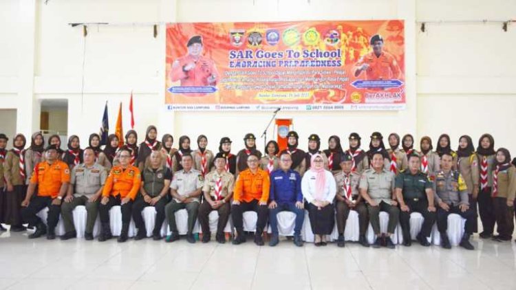 Anggota DPRD Lampung Deni Ribowo Hadiri Basarnas Goes To School