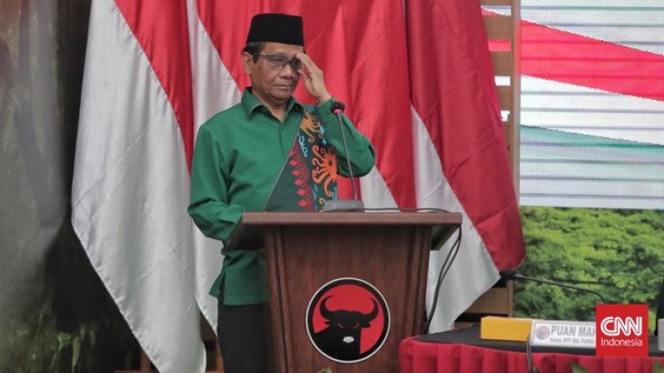 Ini Kata Mahfud MD  Usai diumumkan  Dampingi Ganjar Pranowo di Pilpres 2024