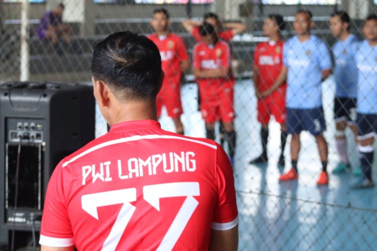 Penjaringan Atlet, SIWO PWI Lampung Gelar Turnament Futsal 