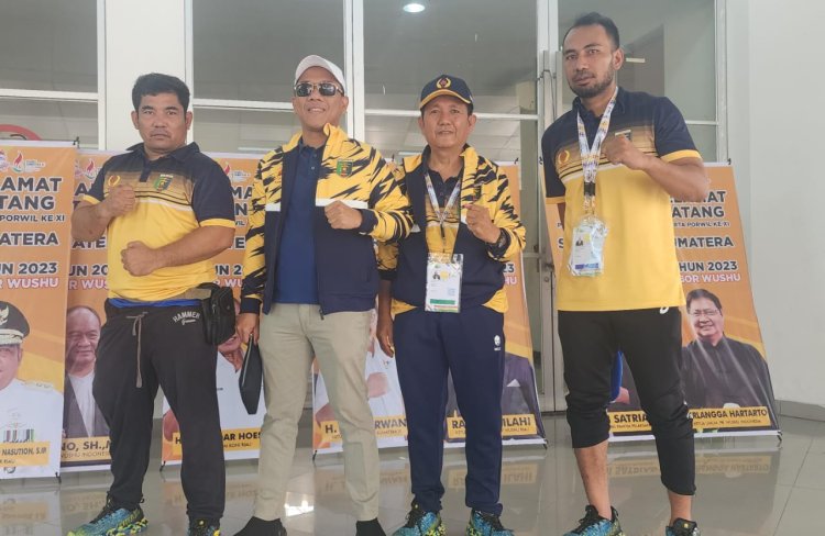 Hadir di Riau, Kadispora Provinsi Lampung Semangati Atlet Porwil XI 