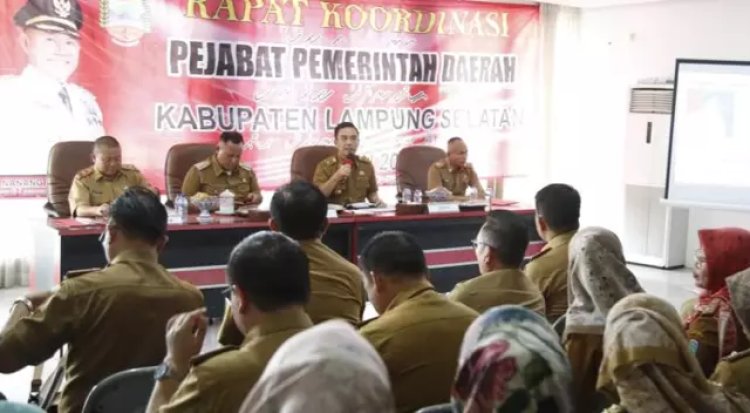 Sikapi Situasi Terkini, Bupati Nanang Ermanto Gelar Rakor Pejabat Pemerintah Daerah