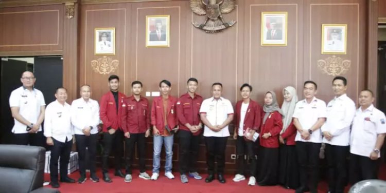 Bupati Nanang Ermanto Terima Audiensi PC IMM Lampung Selatan