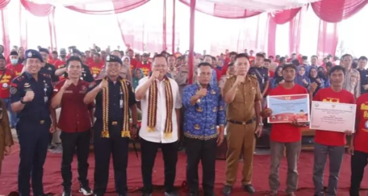 Bupati Nanang Ermanto Hadiri Sosialisasi Kebijakan Larangan Penggunaan Api Terlarang