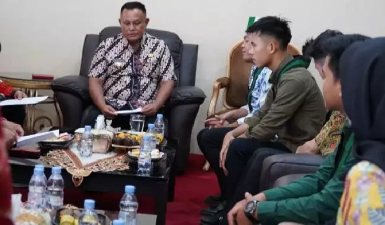 Bupati Lampung Selatan Terima Audiensi Pengurus HMI Cabang Kalianda