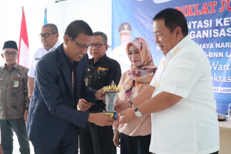 Gubernur Lampung Buka Diklat Wartawan Muda PWI Lampung Angkatan ke II 