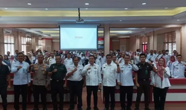 Dinas Perpustakaan dan Kearsipan Lampung Selatan Launching Aplikasi SRIKANDI