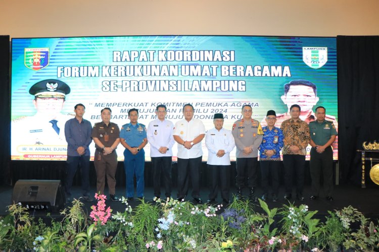 Gubernur Arinal Djunaidi Gelar Rapat Koordinasi Forum Kerukunan Umat Beragama se-Provinsi Lampung