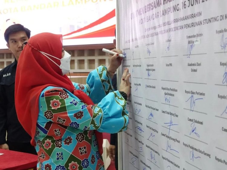 Walikota Eva Targetkan Zero Stunting di Bandar Lampung