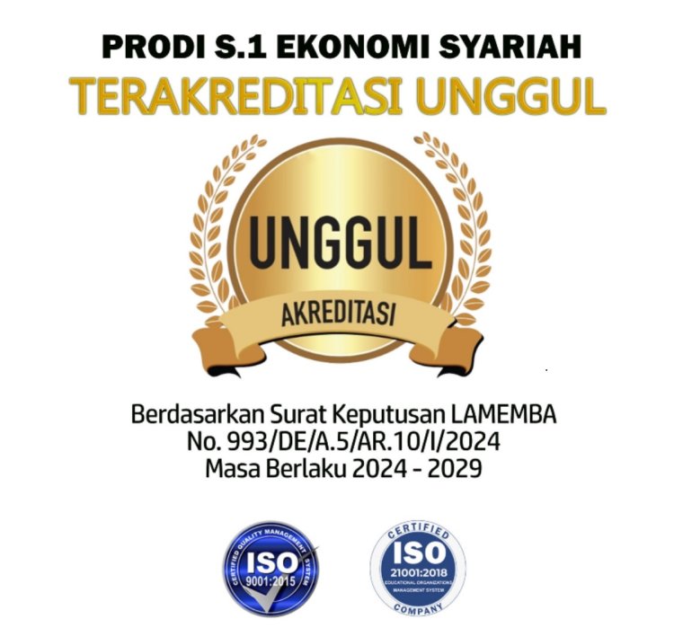 Prodi S1 Ekonomi Syariah FEBI UIN Raden Intan Lampung Terakreditasi Unggul oleh LAMEMBA