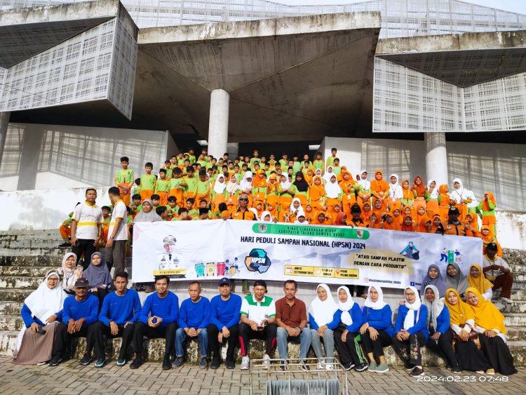 Pemkab Tubaba Gelar Aksi Clean Up Peringati  HPSN 2024