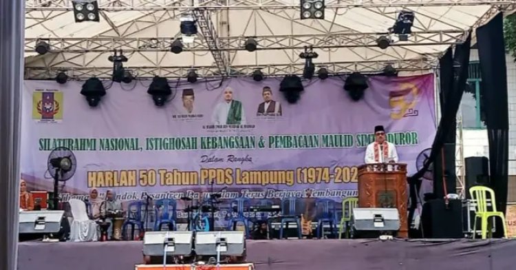 Sekda Lampung Selatan Hadiri HUT Ke-50 Pondok Pesantren Darussalam